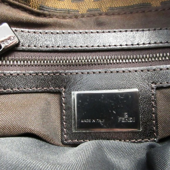 Fendi Mamma Bucket 8BR001 Zucca pattern canvas brown shoulder bag 0721FENDI - Picture 7 of 8